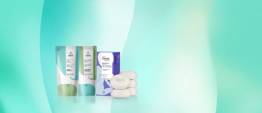 Kit Refil Hidratante Shampoo, Condicionador e Sabonete Natura Tododia