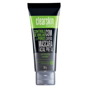 Máscara Facial Preta com Carvão Clearskin