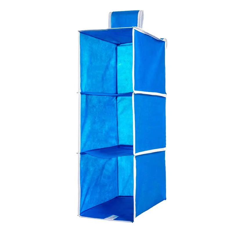 Organizador Vertical Com Nichos Azul