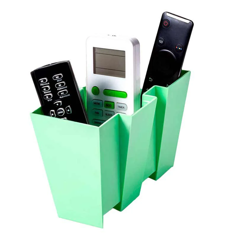 Organizador de Controle Remoto Verde Pistache