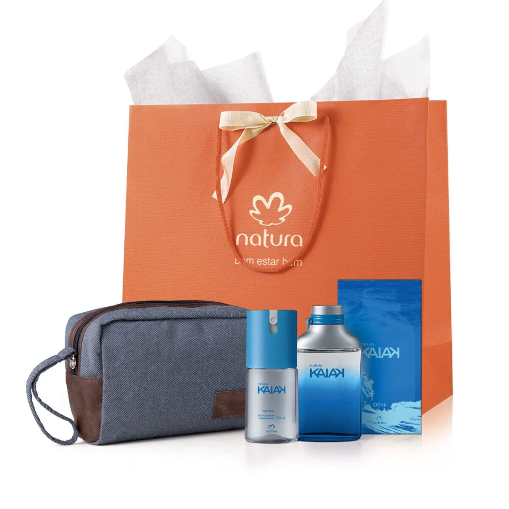 Presente Natura Kaiak com Nécessaire (3 produtos)
