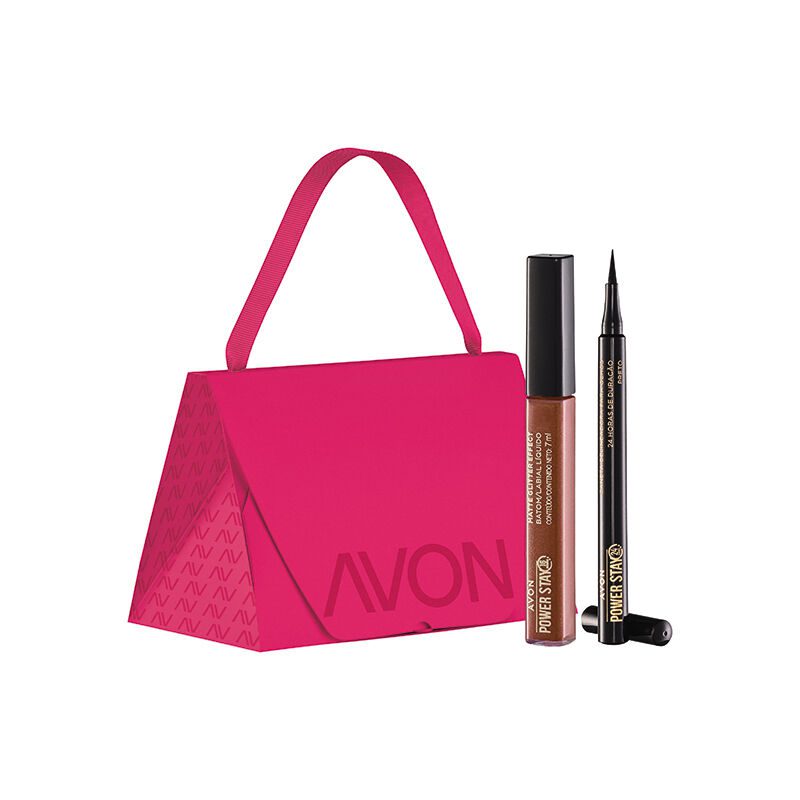 Presente Power Stay Duo Nude Perola e Preto