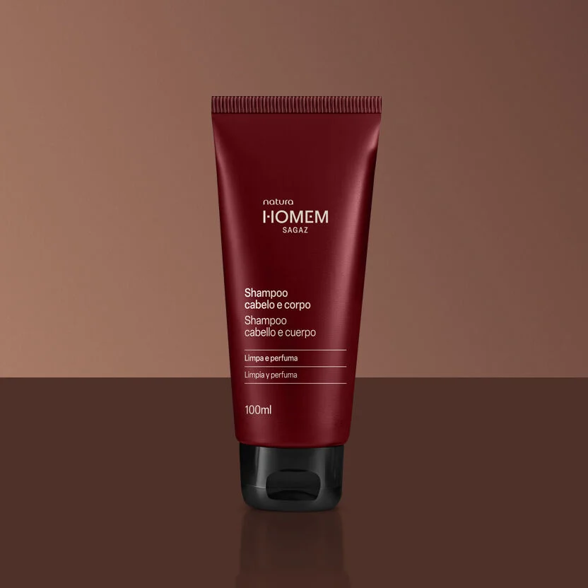 Shampoo Cabelo e Corpo Natura Homem Sagaz