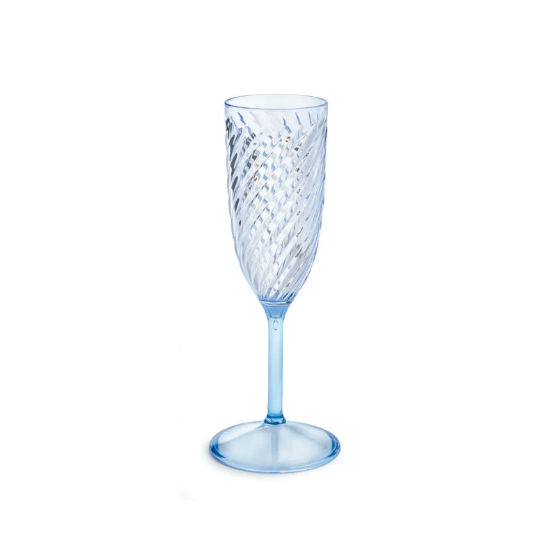 Taça Fina Azul Cristal