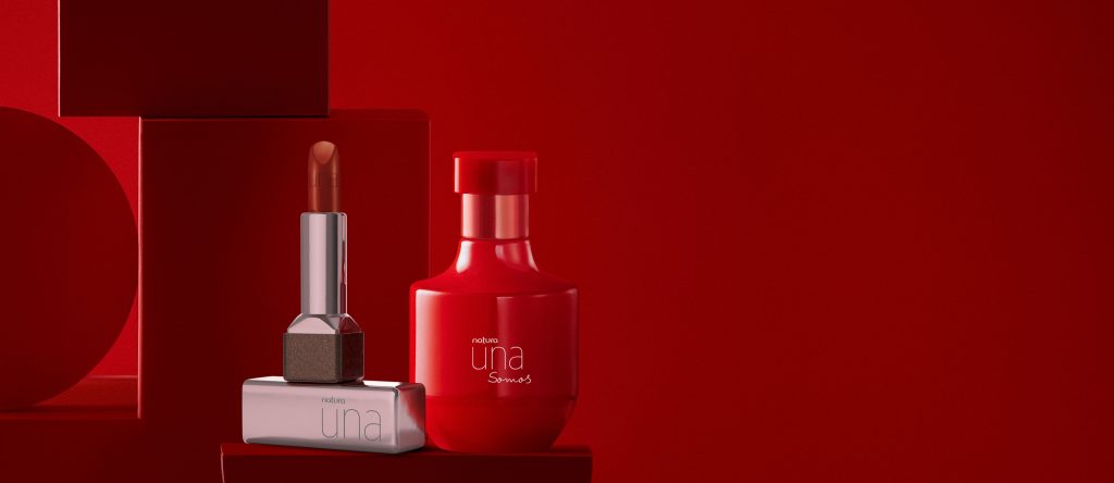 Kit Deo Parfum Una Somos e Batom CC Hidratante Vermelho 1