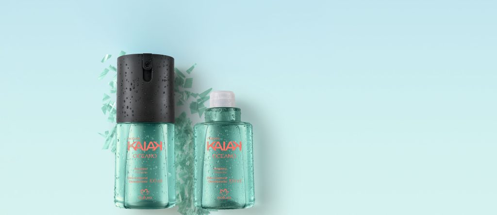 Kit Desodorante Corporal Kaiak Oceano Feminino com Refil