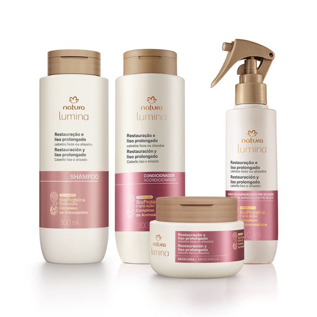 Kit Lumina para Restauração e Liso Prolongado (4 produtos)