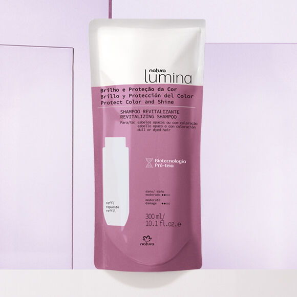 1787438905 397 Refil Shampoo Revitalizante para Cabelos Opacos ou com Coloracao Lumina