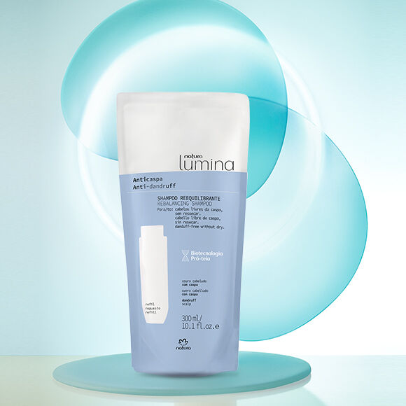 1787450870 12 Refil Shampoo Reequilibrante Anticaspa Lumina