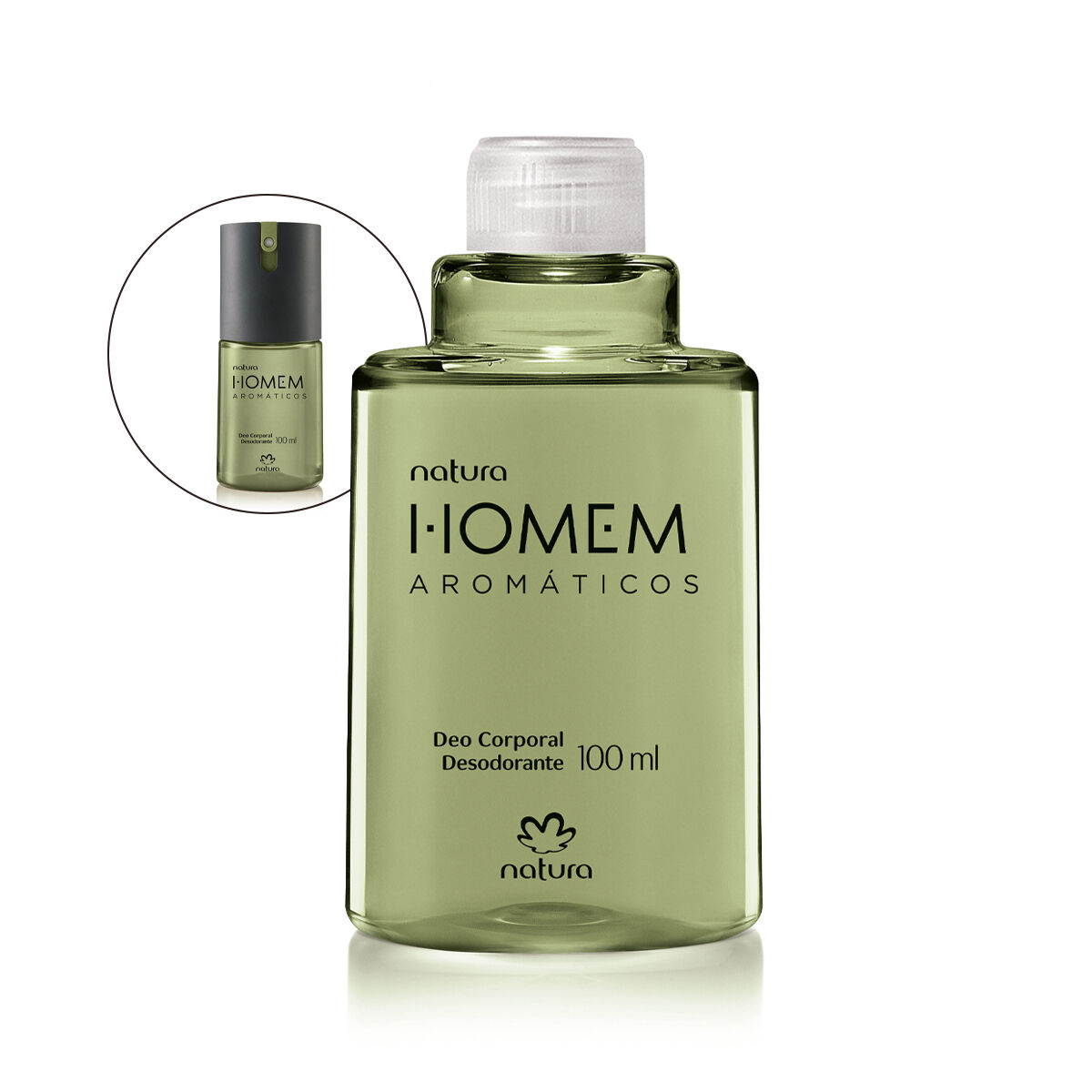 1787457565 987 Refil Desodorante Corporal Natura Homem Aromaticos 100ml