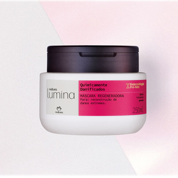 1787472888 67 Mascara Regeneradora Natura Lumina para Cabelos Quimicamente Danificados