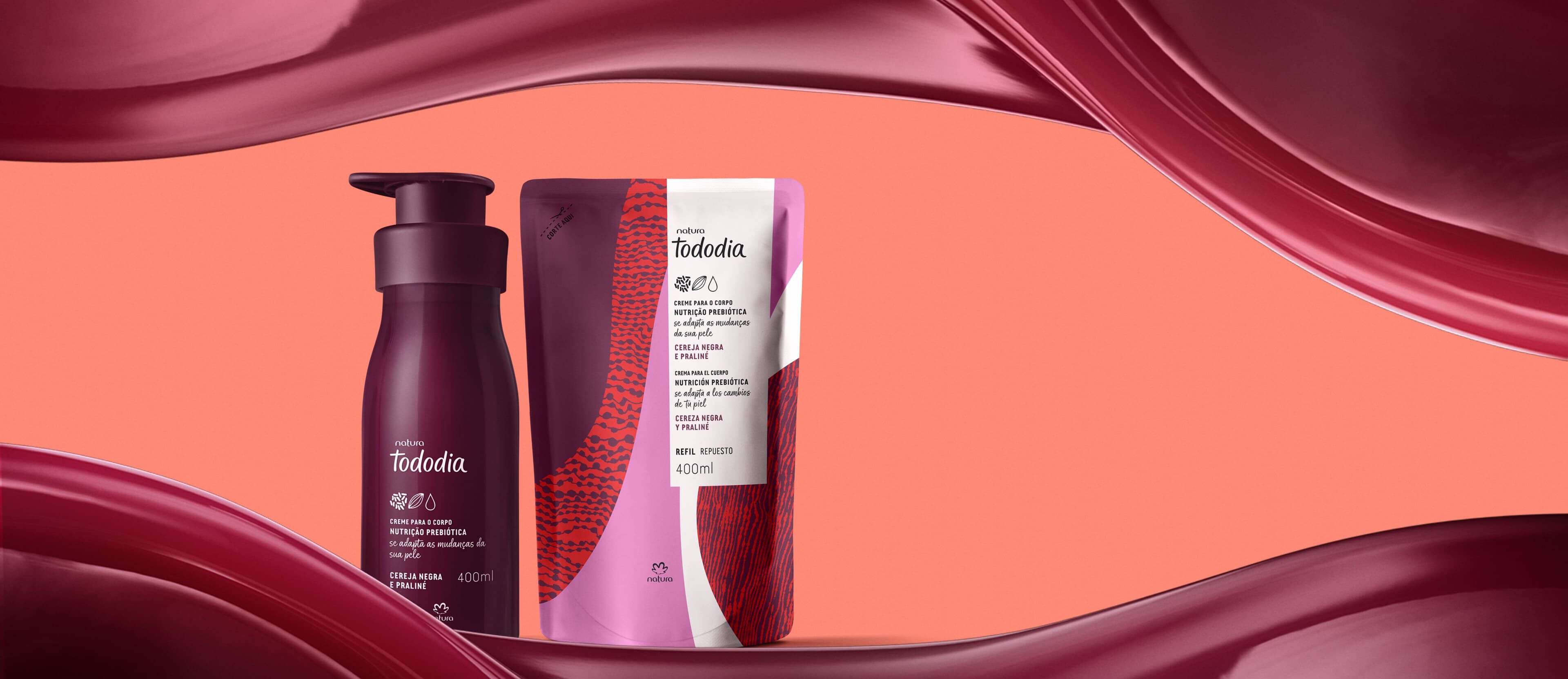 1787482207 431 Kit Creme Nutritivo para o Corpo Tododia Cereja Negra e