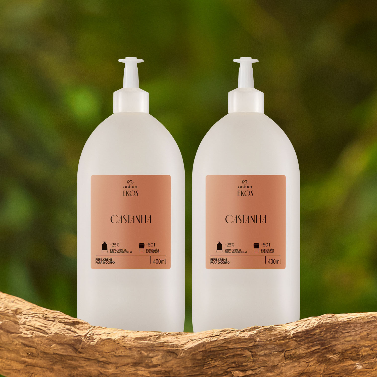 1787486881 99 Kit Creme Desodorante Hidratante para o Corpo Ekos Castanha