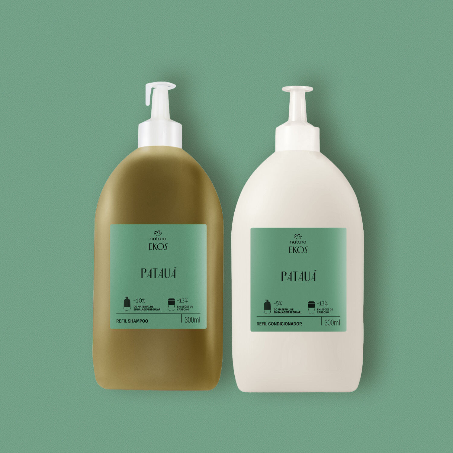 1787491586 960 Kit Ekos Refil Shampoo e Condicionador Pataua 2 produtos