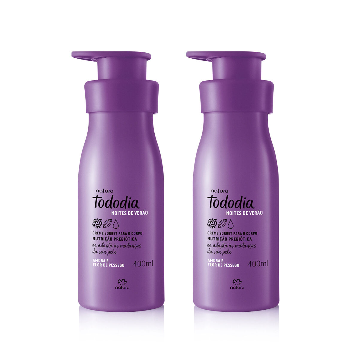 1787494247 954 Kit Creme Sorbet Desodorante Nutritivo para o Corpo Tododia Amora