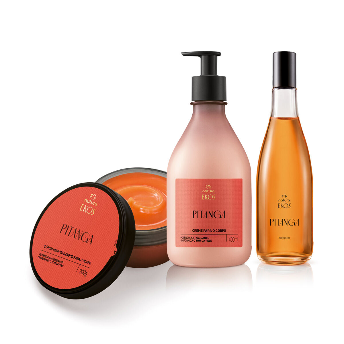 1787570778 638 Kit Frescor Hidratante e Serum Ekos Pitanga 3 produtos