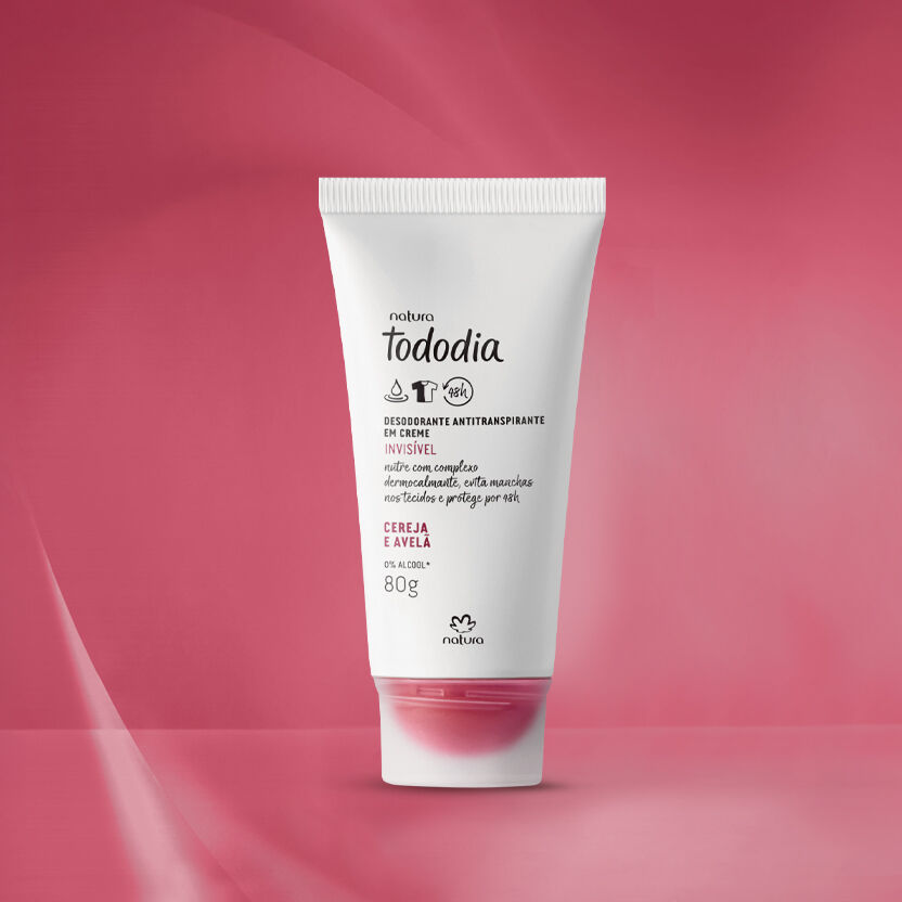 1787605672 16 Desodorante Antitranspirante em Creme Tododia Cereja e Avela