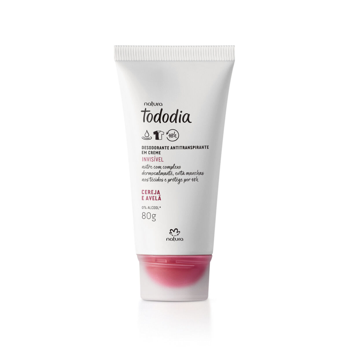 1787605672 634 Desodorante Antitranspirante em Creme Tododia Cereja e Avela