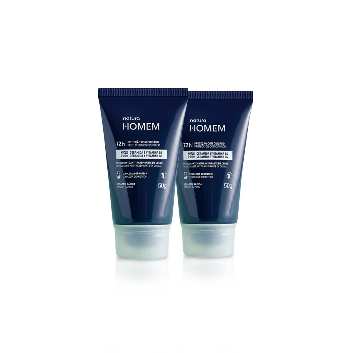 1787608297 727 Kit Natura Homem Desodorante em Creme 2 produtos