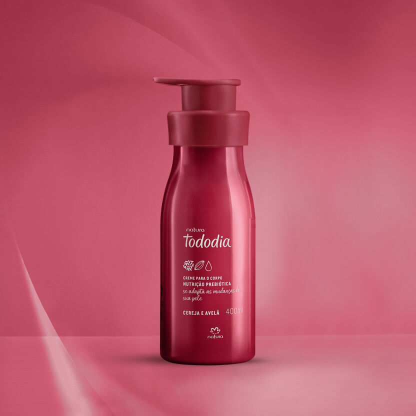 1787669802 398 Creme Desodorante Nutritivo para o Corpo Tododia Cereja e Avela