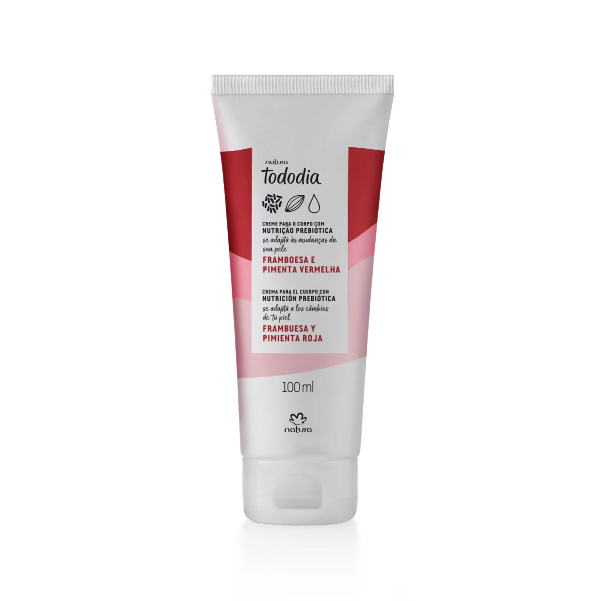 1787688196 Creme Desodorante Nutritivo para o Corpo Tododia Framboesa e Pimenta