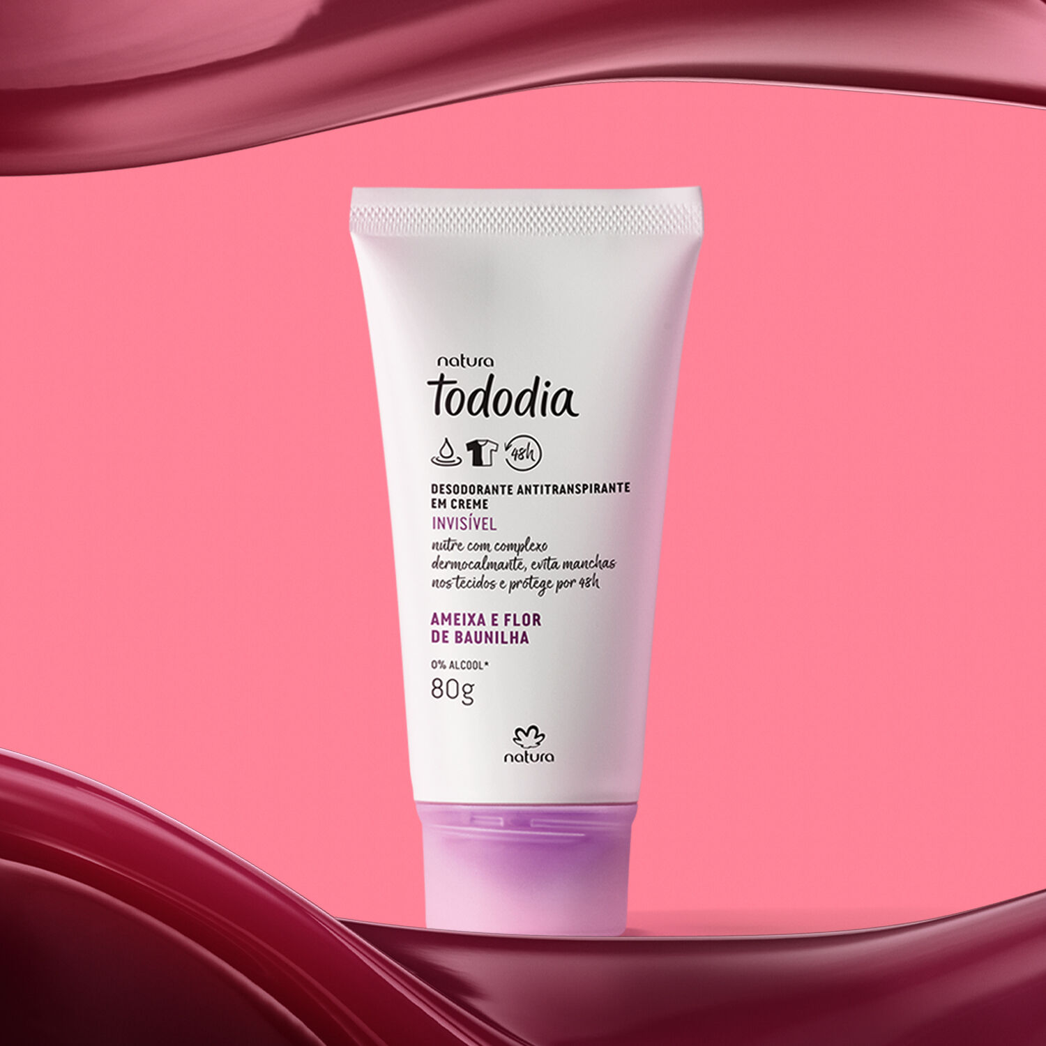 1787706357 700 Desodorante Antitranspirante em Creme Tododia Ameixa e Flor de Baunilha