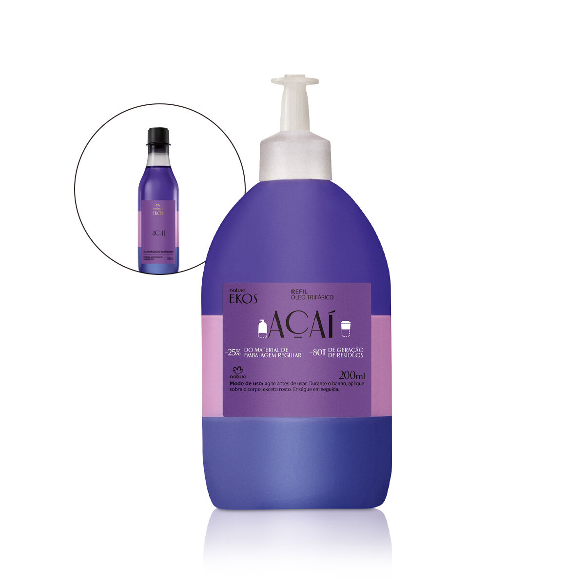 1787726347 633 Refil Oleo Trifasico Desodorante Corporal Ekos Acai
