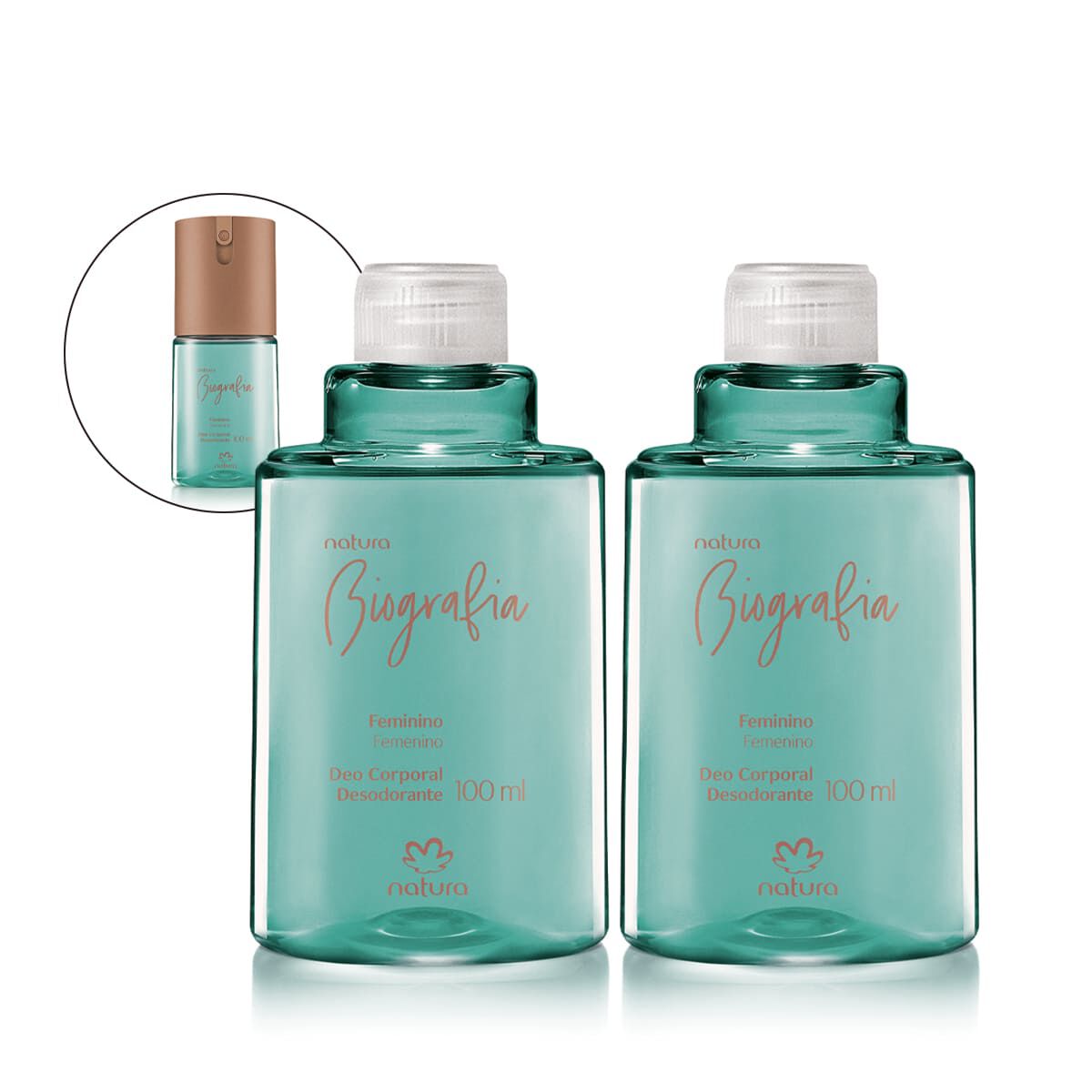 1787738457 431 Kit Refil Desodorante Corporal Biografia Feminino 2 unidades