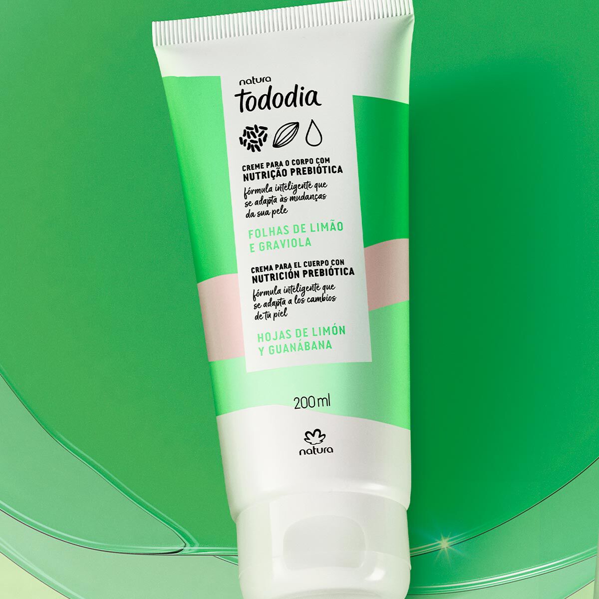 1787809211 221 Creme Nutritivo para o Corpo Tododia Folhas de Limao e