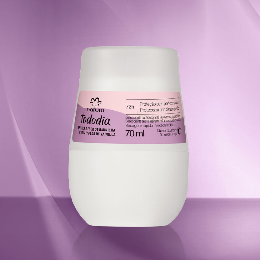 1787850776 846 Desodorante Antitranspirante Roll on Tododia Ameixa e Flor de Baunilha