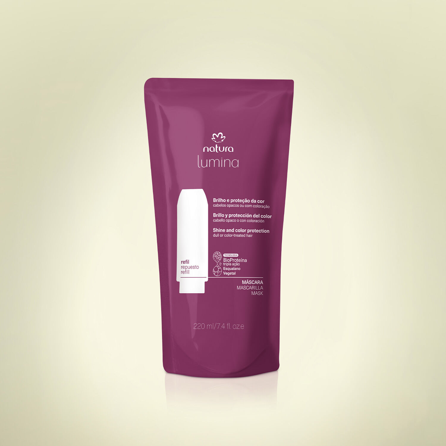 1787851459 0 Refil Mascara de Blindagem para Brilho e Protecao da Cor