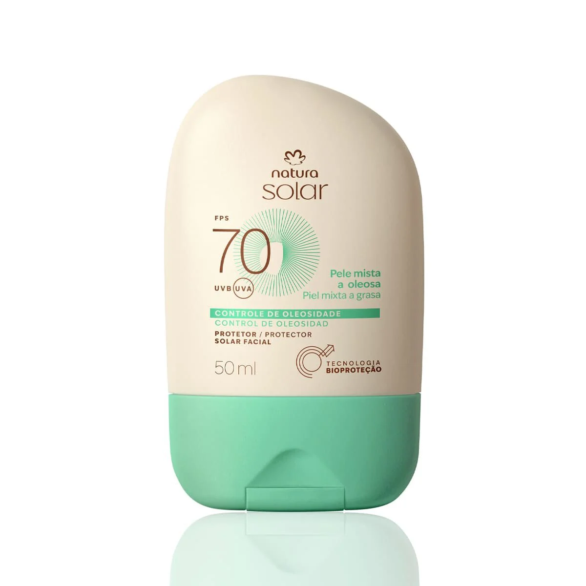 1787913442 313 Protetor Solar Facial Pele Mista a Oleosa FPS 70 Natura