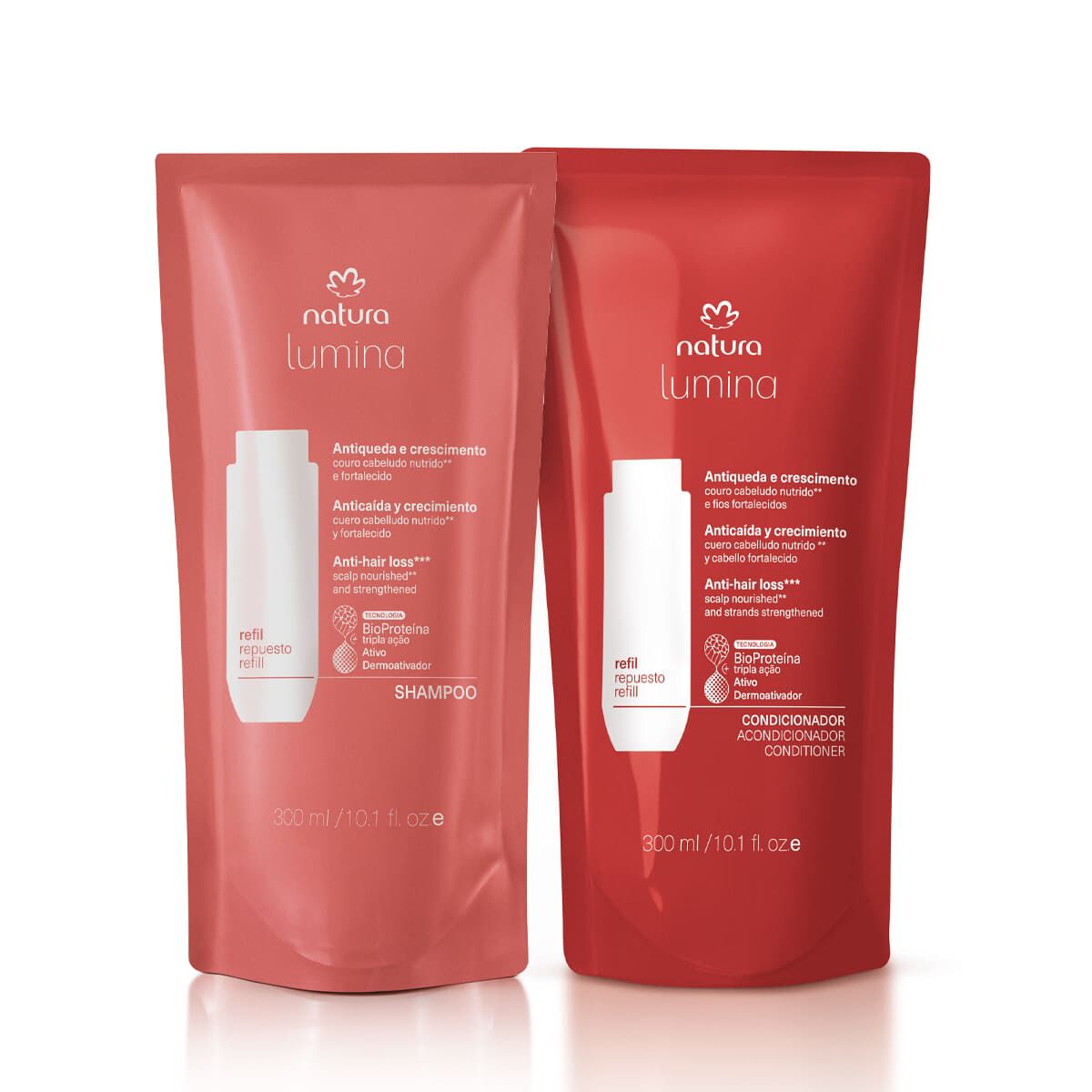 1788003230 350 Kit Refis Shampoo e Condicionador Lumina Antiqueda e Crescimento 2
