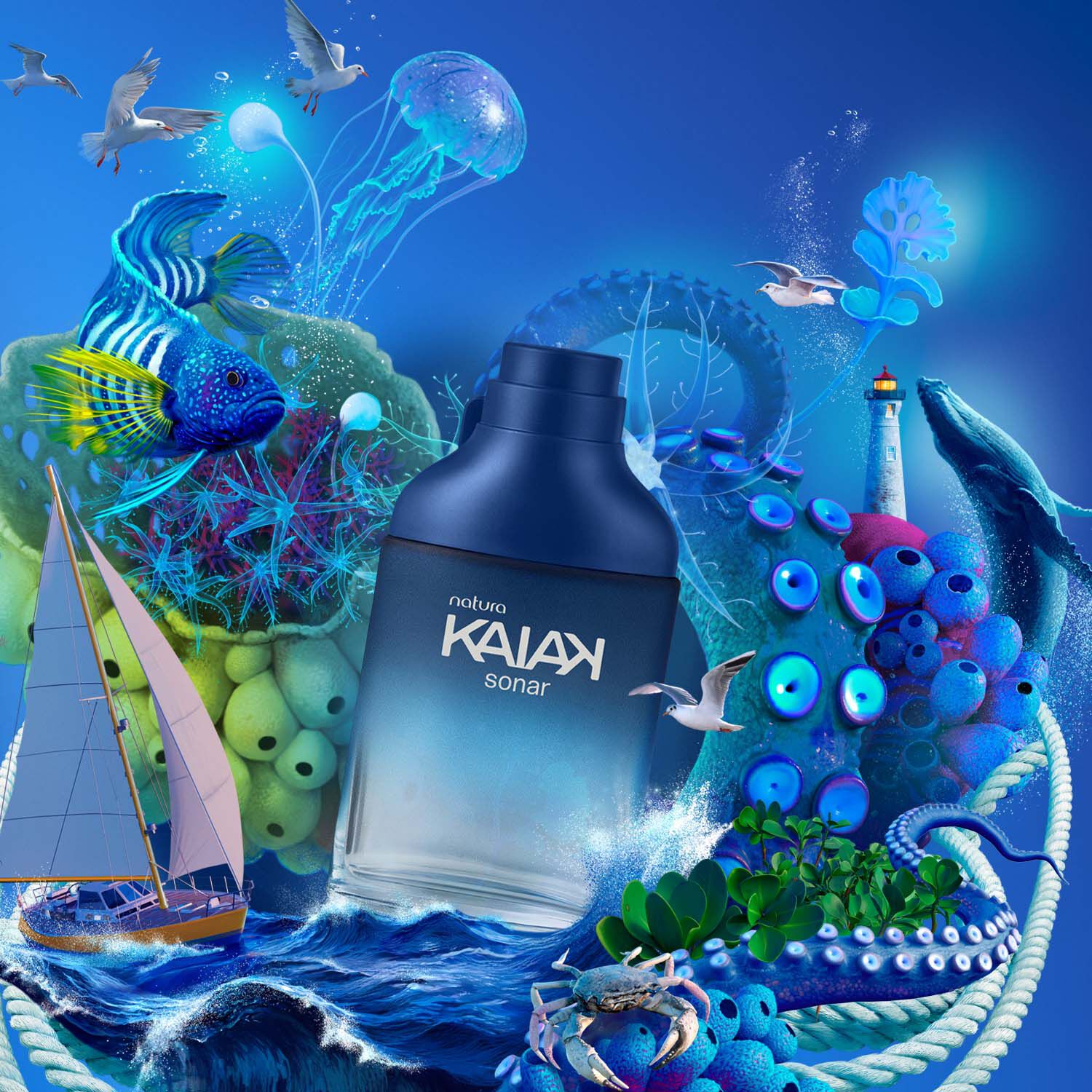 1788041806 42 Miniatura Deo Colonia Masculino Kaiak Sonar 25 ml
