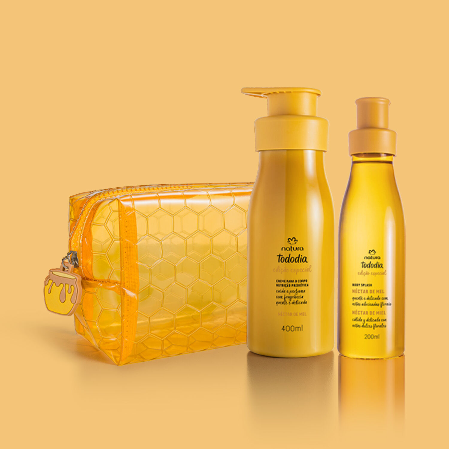 1788055278 585 Kit Tododia Body Splash Creme para o Corpo e Necessaire
