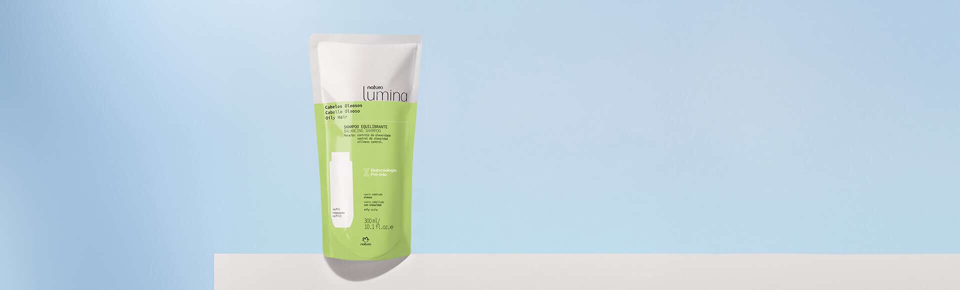 1788072620 623 Refil Shampoo Equilibrante para Cabelos Oleosos Lumina