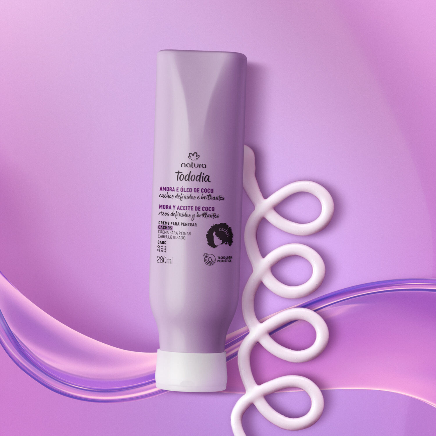 1788084288 245 Creme para Pentear Cachos Tododia Amora e Oleo de Coco