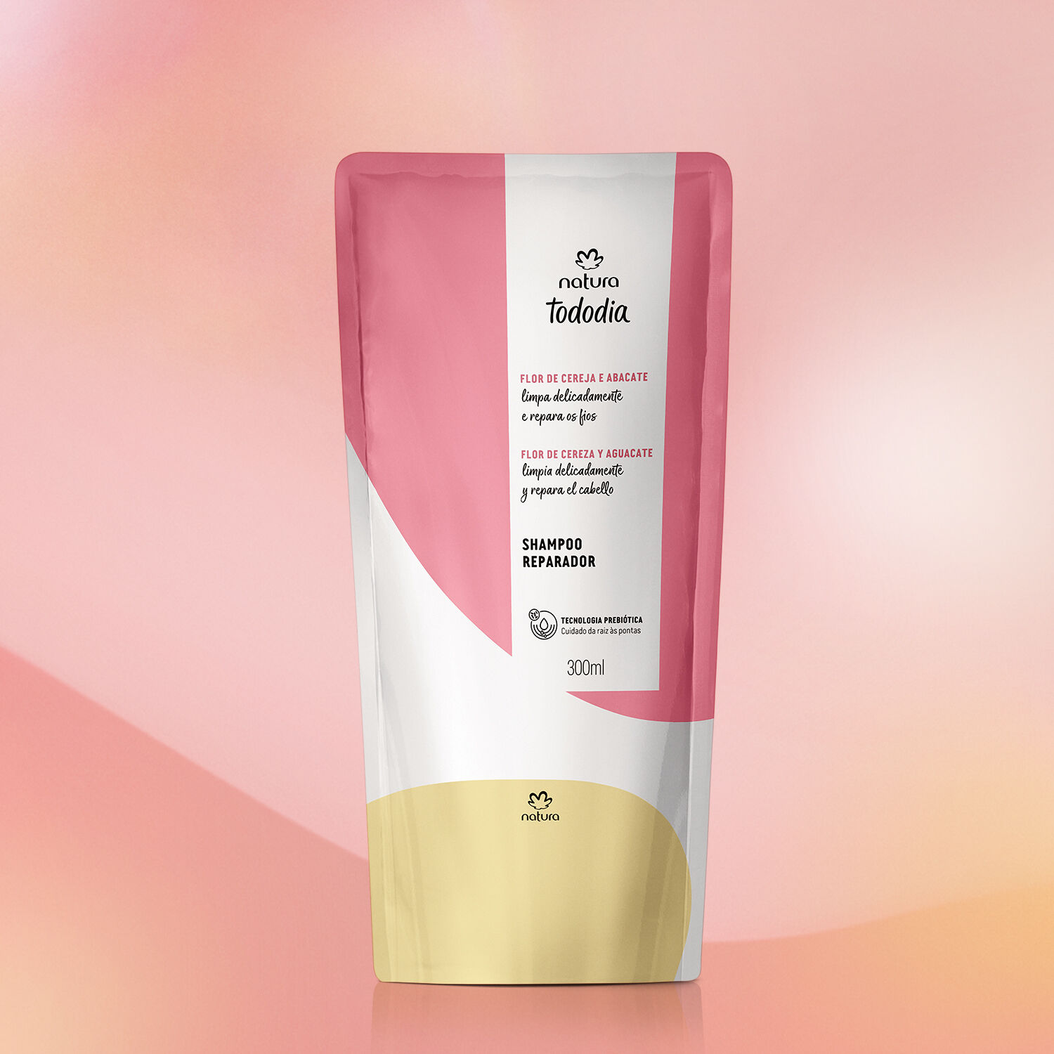 1788084883 375 Refil Shampoo Reparador Tododia Flor de Cereja e Abacate