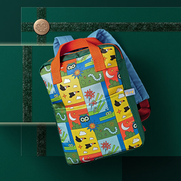 1788106899 962 Mochila Escolar Volta as Aulas Estampada Nature