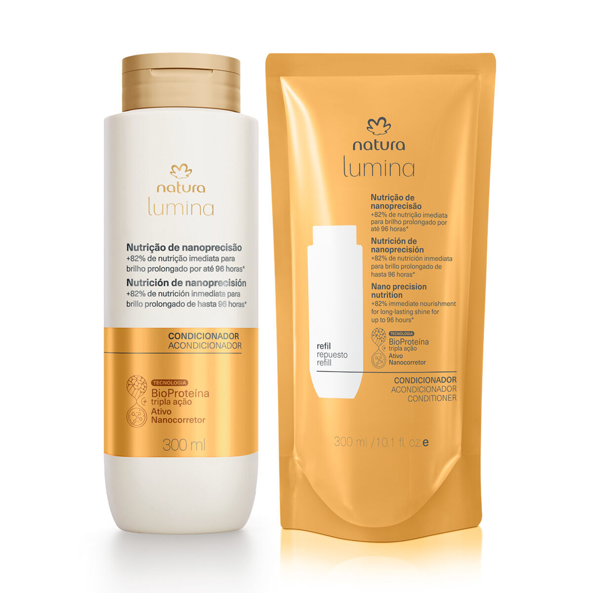 Condicionador Lumina Nutrição de Nanoprecisão com Refil (2 unidades) 3 1788188595 519 Condicionador Lumina Nutricao de Nanoprecisao com Refil 2 unidades
