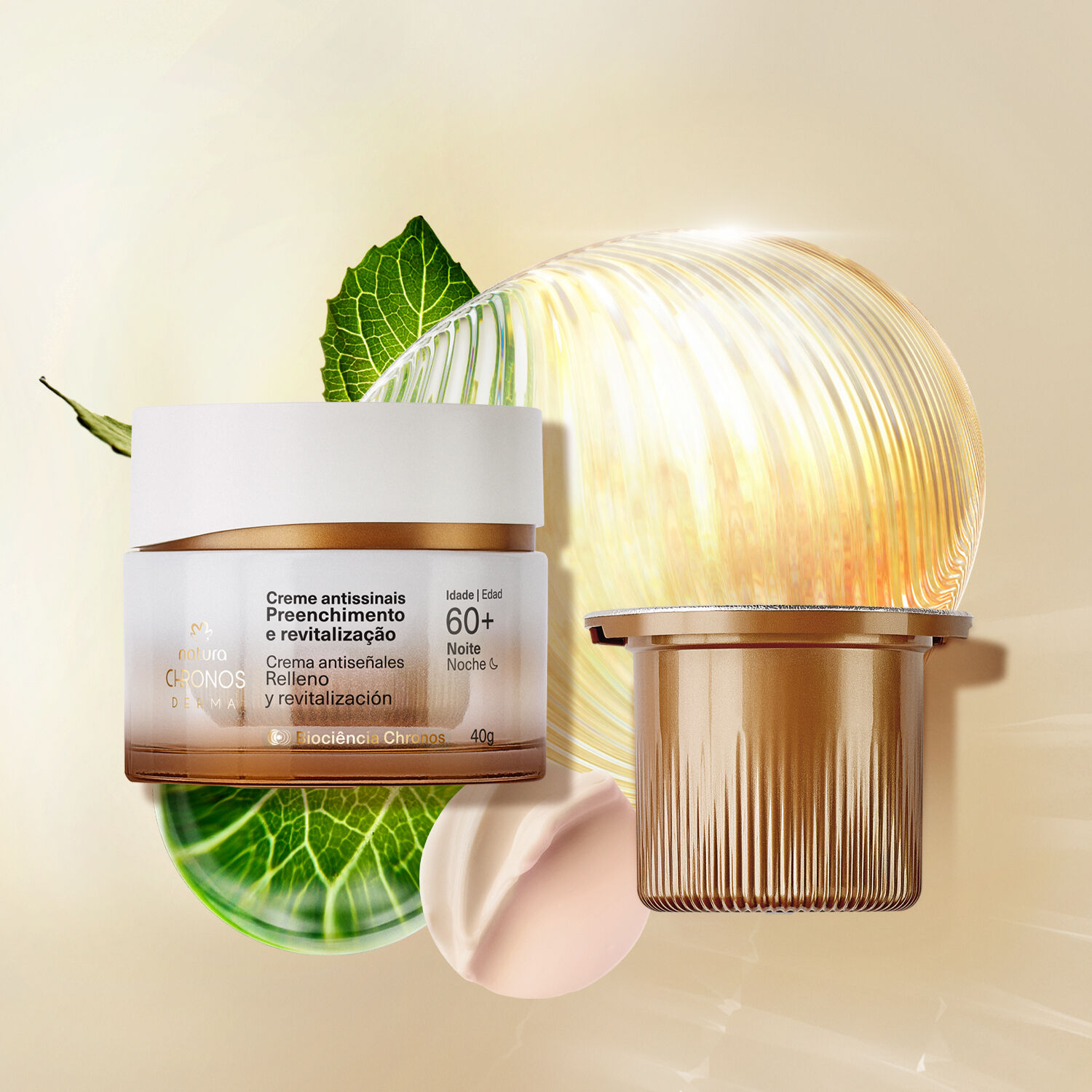 Kit Creme Antissinais 60+ Noite com Refil 3 1788219575 206 Kit Creme Antissinais 60 Noite com Refil
