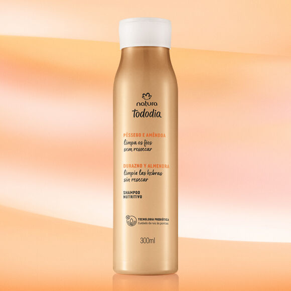 1788222853 882 Shampoo Nutricao Pessego e Amendoa Tododia 300ml
