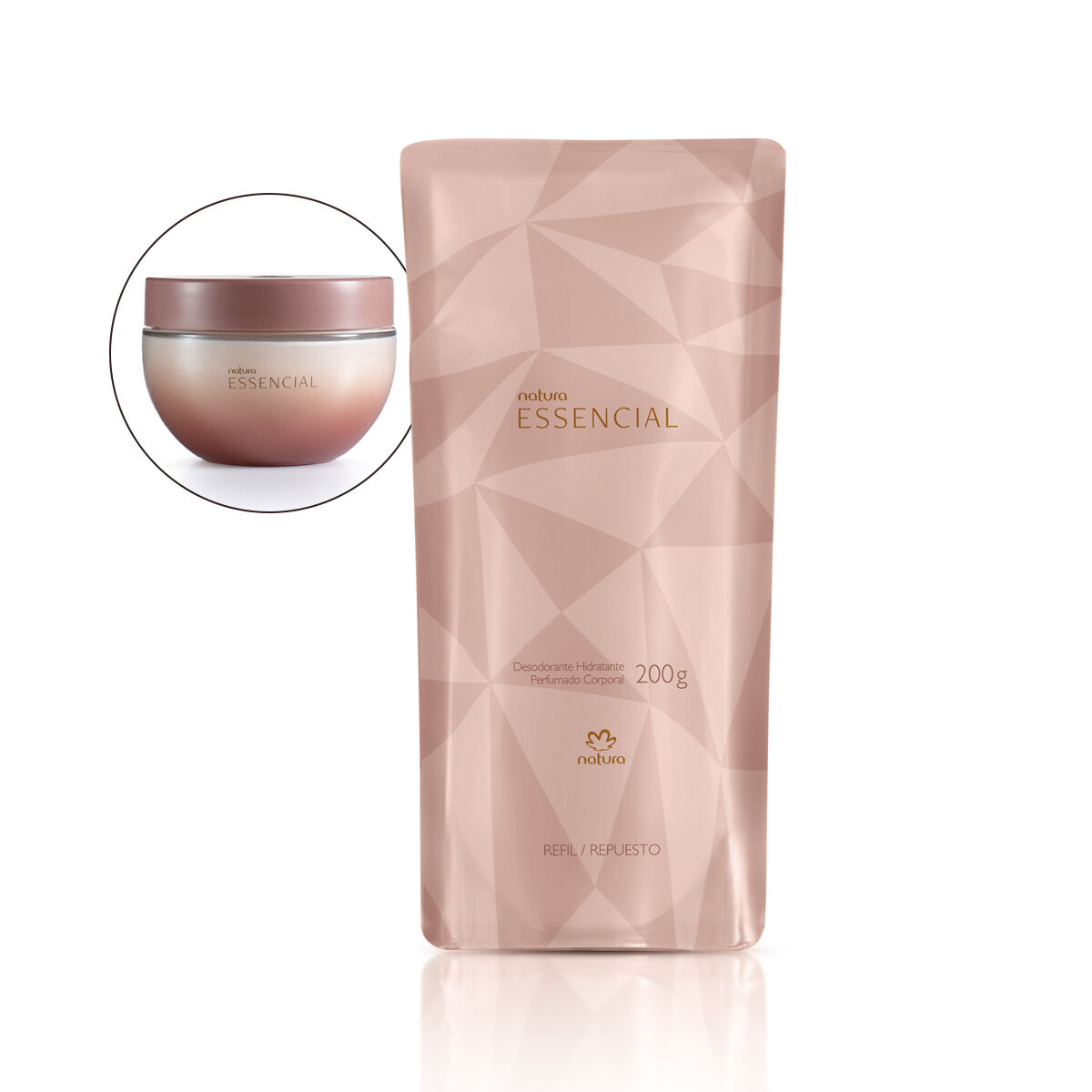 1788230669 768 Refil Desodorante Hidratante Corporal Perfumado Essencial