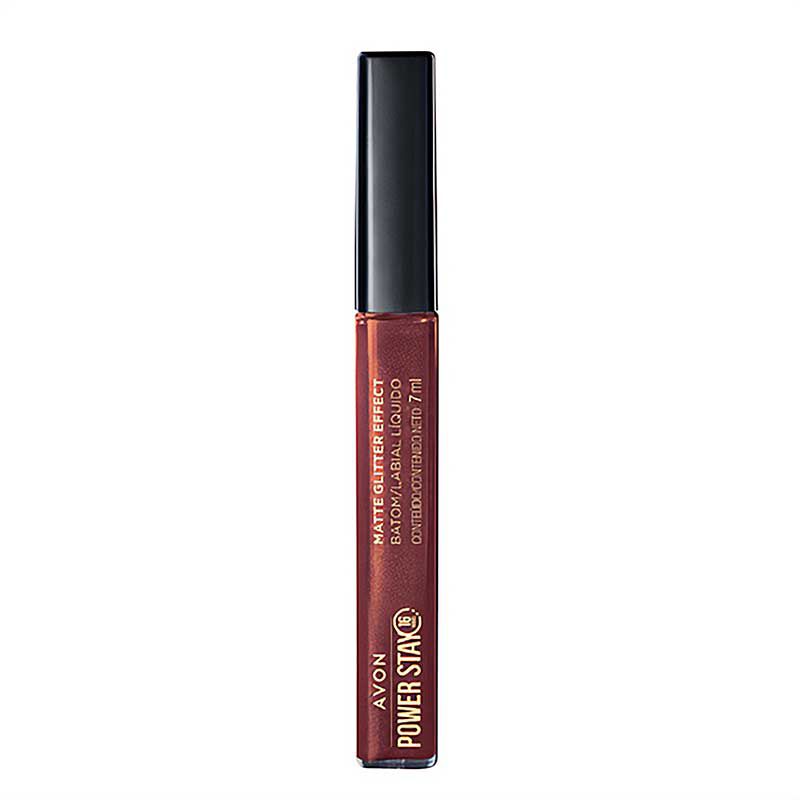 Batom Liquido Matte Glitter Effect
