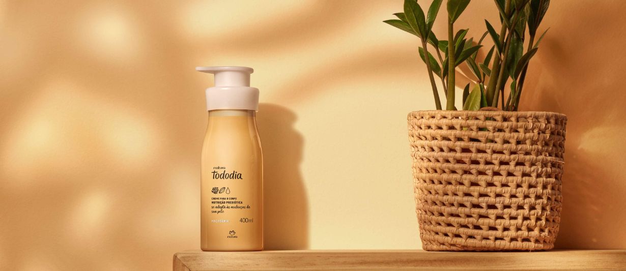Creme Desodorante Nutritivo Para o Corpo Tododia Macadamia