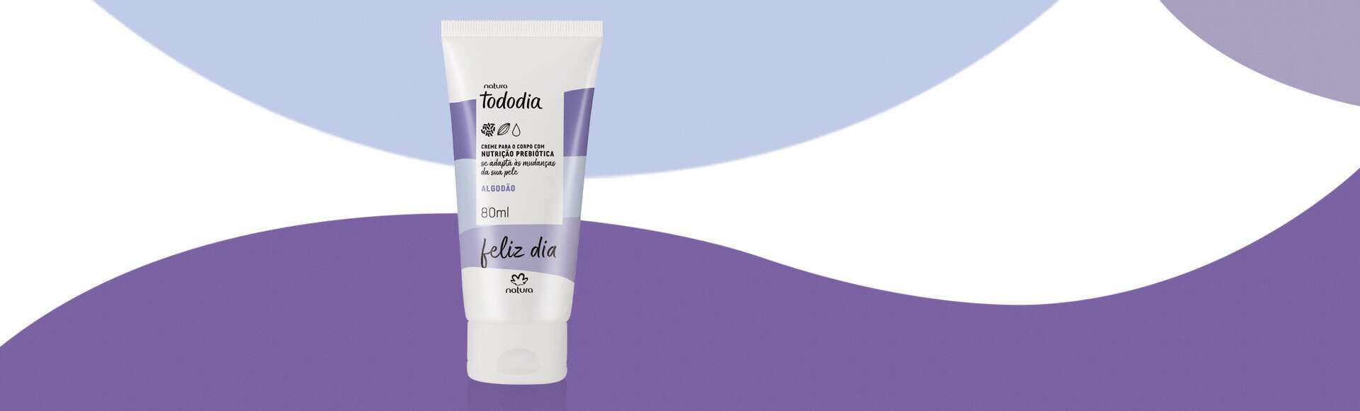 Creme Desodorante Nutritivo para o Corpo Tododia Algodao