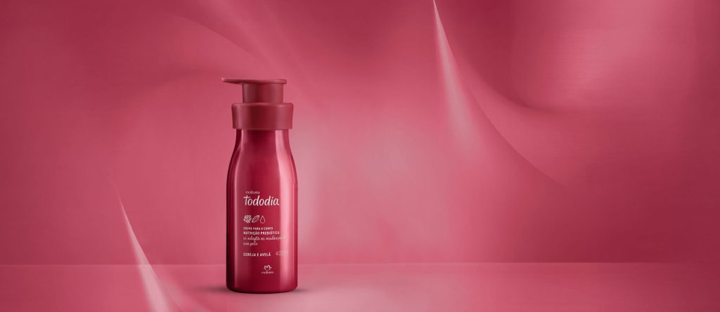 Creme Desodorante Nutritivo para o Corpo Tododia Cereja e Avelã