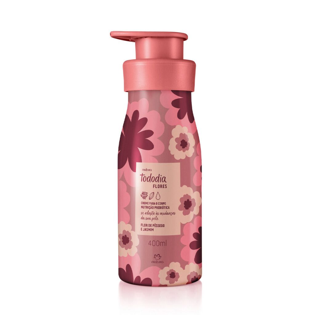 Creme Desodorante Nutritivo para o Corpo Tododia Flores