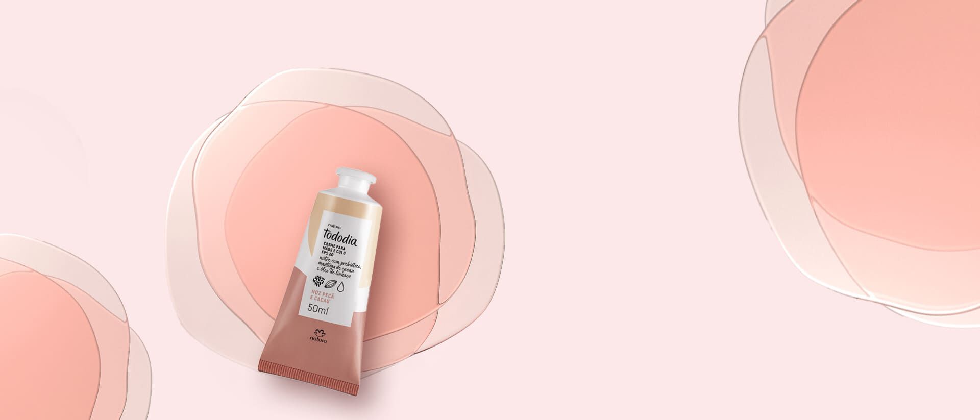 Creme Nutritivo para as Maos Tododia Noz Peca e Cacau