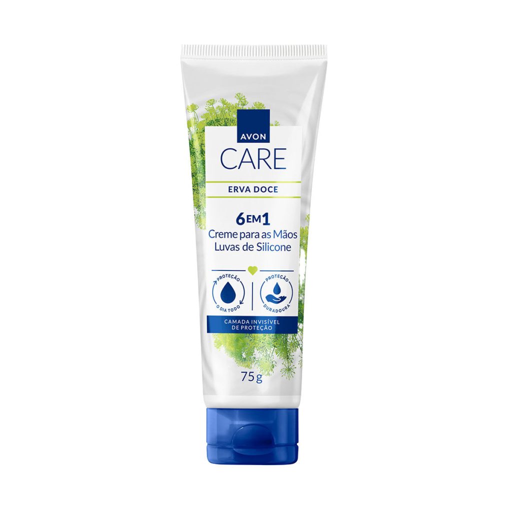 Creme Protetor Para Mãos Luvas De Silicone Erva Doce